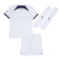 Camiseta Paris Saint-Germain Segunda Equipación Replica 2023-24 para niños mangas cortas (+ Pantalones cortos)